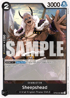 Carte One Piece Sheepshead OP08-083 UC