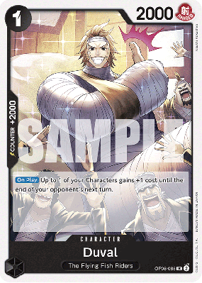 Carte One Piece Duval OP08-088 UC