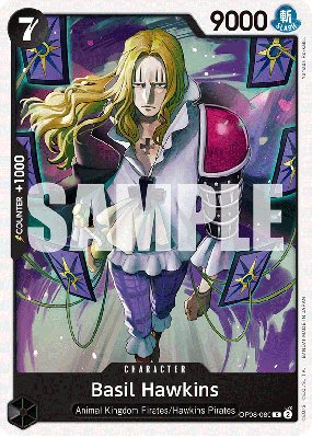 Carte One Piece Basil Hawkins OP08-089 C