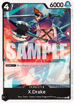 Carte One Piece X. Drake OP08-093 C