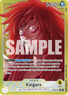 Carte One Piece Kalgara OP08-098 L ALT ART
