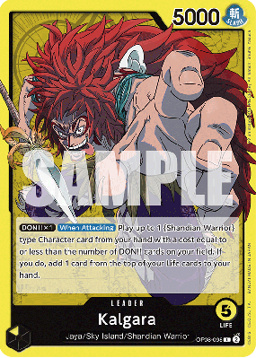 Carte One Piece Kalgara OP08-098 L
