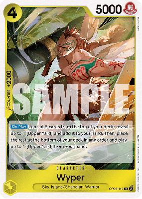 Carte One Piece Wyper OP08-110 R