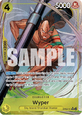 Carte One Piece Wyper OP08-110 R ALT ART