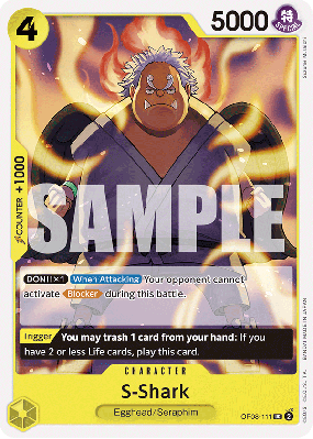 Carte One Piece S-Shark OP08-111 UC