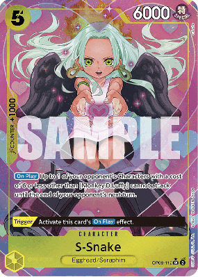 Carte One Piece S-Snake OP08-112 SR ALT ART