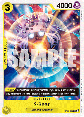 Carte One Piece S-Bear OP08-113 C