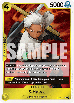 Carte One Piece S-Hawk OP08-114 R