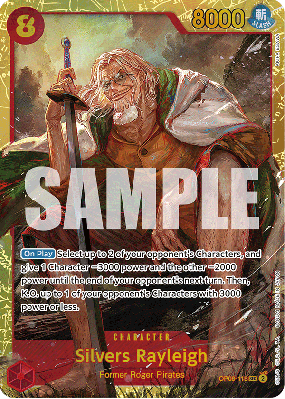 Carte One Piece Silvers Rayleigh OP08-118 SEC