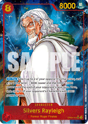 Carte One Piece Silvers Rayleigh OP08-118 SEC ALT ART