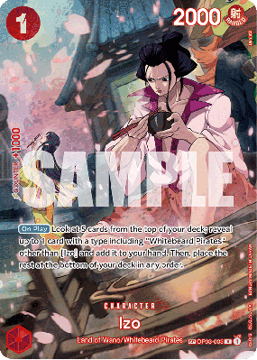 Carte One Piece Izo OP03-003 SP CARD