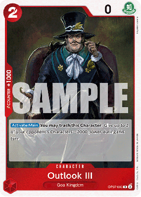 Carte One Piece Outlook III OP07-003 R