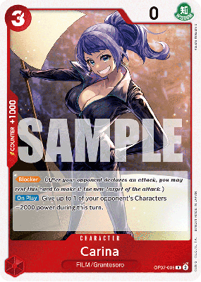 Carte One Piece Carina OP07-005 R