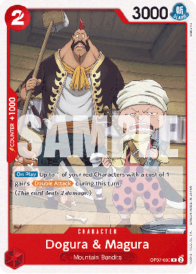 Carte One Piece Dogura & Magura OP07-009 C