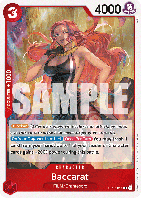 Carte One Piece Baccarat OP07-010 R