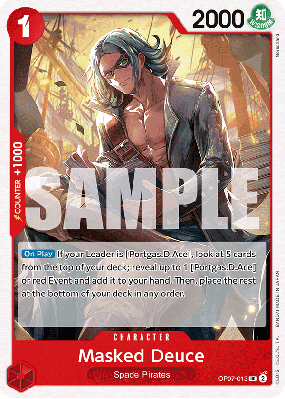 Carte One Piece Masked Deuce OP07-013 UC