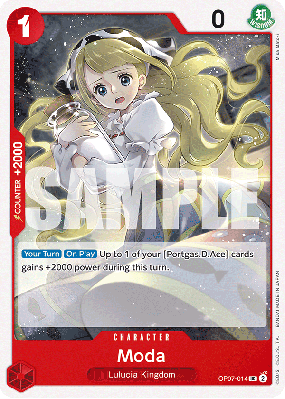 Carte One Piece Moda OP07-014 UC