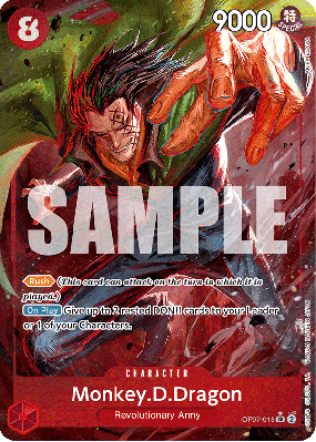 Carte One Piece Monkey D. Dragon OP07-015 SR ALT ART