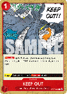 Carte One Piece KEEP OUT OP07-018 C