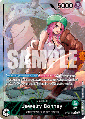 Carte One Piece Jewelry Bonney OP07-019 L ALT ART