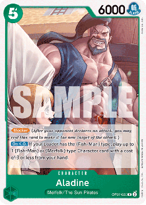 Carte One Piece Aladine OP07-020 C