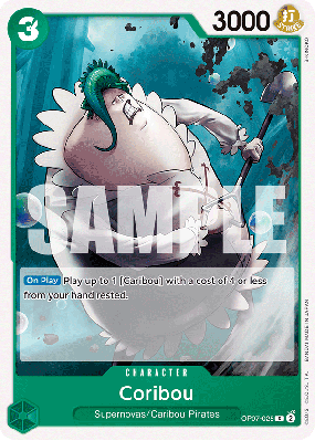 Carte One Piece Coribou OP07-025 C