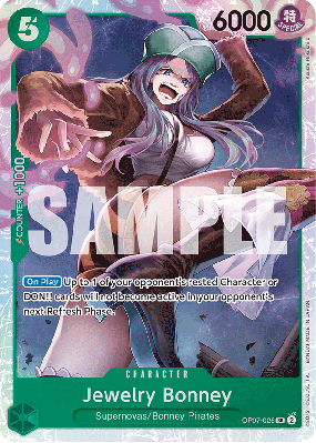 Carte One Piece Jewelry Bonney OP07-026 SR