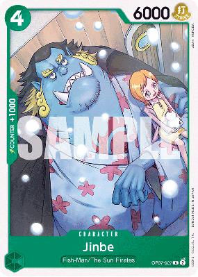 Carte One Piece Jinbe OP07-027 C