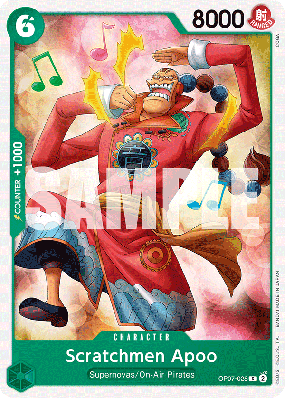 Carte One Piece Scratchmen Apoo OP07-028 C