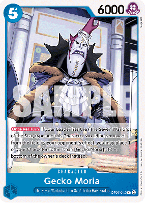 Carte One Piece Gecko Moria OP07-042 C