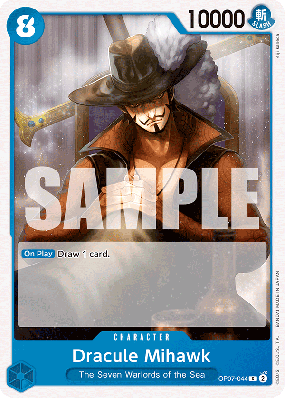 Carte One Piece Dracule Mihawk OP07-044 C