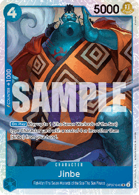 Carte One Piece Jinbe OP07-045 SR