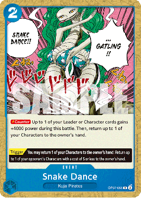 Carte One Piece Snake Dance OP07-055 C