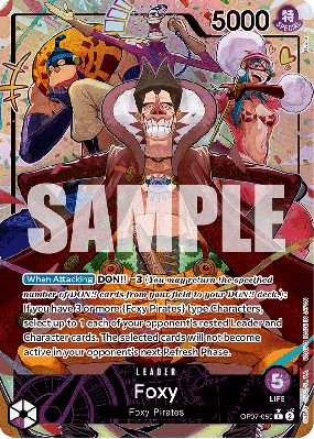 Carte One Piece Foxy OP07-059 L ALT ART