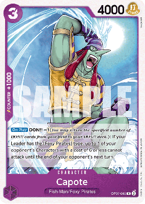 Carte One Piece Capote OP07-063 C