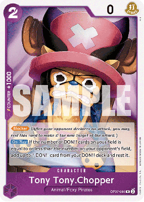 Carte One Piece Tony Tony Chopper OP07-066 R