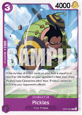 Carte One Piece Pickles OP07-069 C