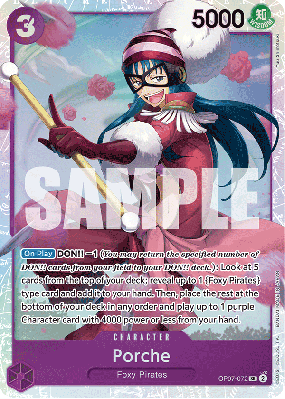 Carte One Piece Porche OP07-072 SR