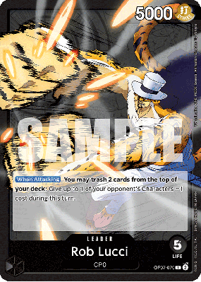 Carte One Piece Rob Lucci OP07-079 L