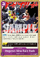 Carte One Piece Megaton Nine-Tails Rush OP07-078 C
