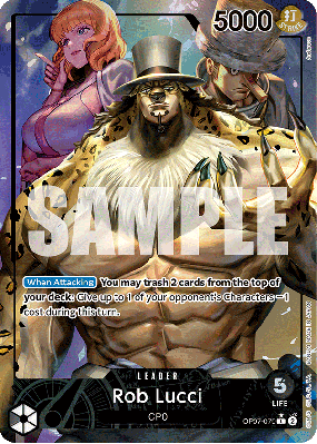 Carte One Piece Rob Lucci OP07-079 L ALT ART