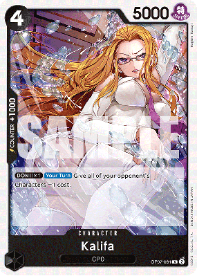 Carte One Piece Kalifa OP07-081 C