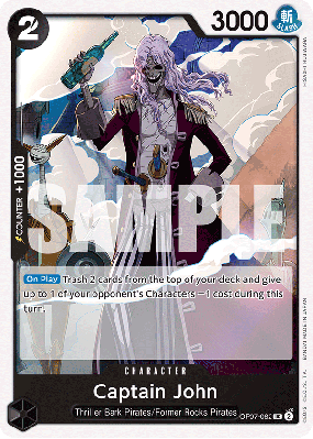 Carte One Piece Captain John OP07-082 UC