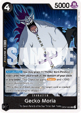 Carte One Piece Gecko Moria OP07-083 UC