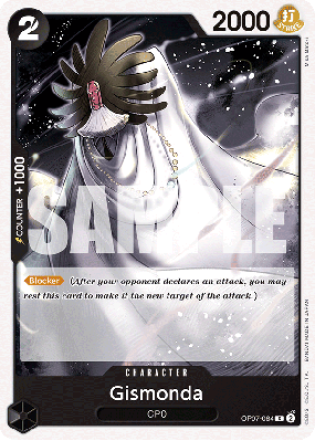 Carte One Piece Gismonda OP07-084 C
