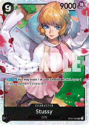 Carte One Piece Stussy OP07-085 SR