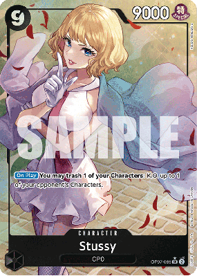 Carte One Piece Stussy OP07-085 SR ALT ART