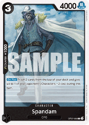 Carte One Piece Spandam OP07-086 C