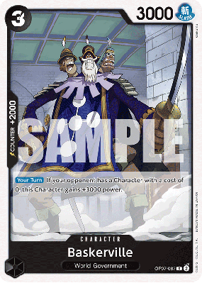 Carte One Piece Baskerville OP07-087 C