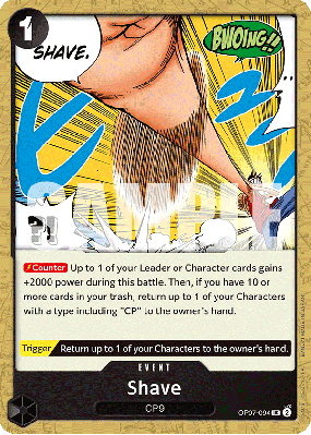 Carte One Piece Shave OP07-094 UC